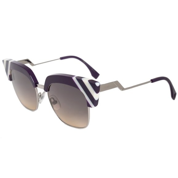 Fendi Waves Square Sunglasses FF0241S B3V GA 50 main image 5